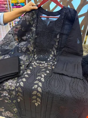 Pakistani Inspired Printed Swizz Lawn Dress